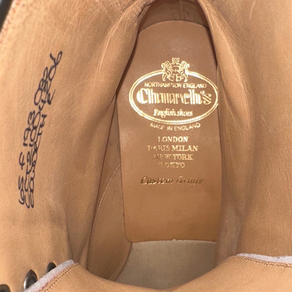 Church's Tan Leather Oxford Shoes